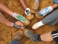 muddy trails