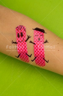 Fair Trade Photo Bandage, Funny, Get well soon, Peru, Smile, South America, Vertical