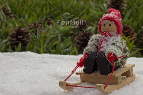 Fair Trade Photo Christmas, Colour image, Horizontal, Peru, Seasons, Sleighing, Snow, South America, Winter