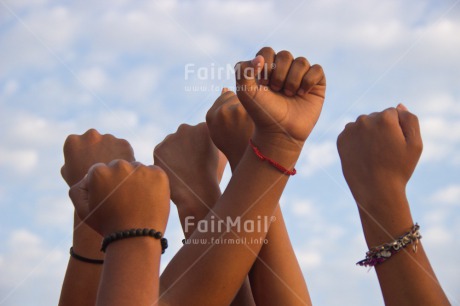 Fair Trade Photo Closeup, Condolence-Sympathy, Cooperation, Friendship, Group of children, Hand, Horizontal, People, Peru, South America, Strength, Together