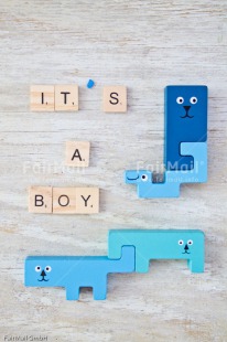 Fair Trade Photo Birth, Blue, Boy, Colour image, Letter, New baby, People, Peru, South America, Text, Vertical, White