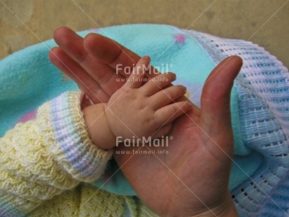 Fair Trade Photo Birth, Care, Closeup, Colour image, Congratulations, Family, Hand, Horizontal, Love, Mother, New baby, One baby, People, Peru, South America, Warmth