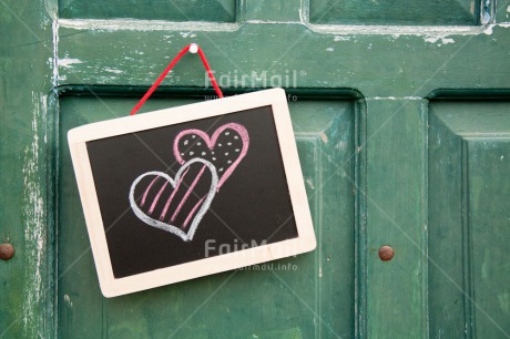 Fair Trade Photo Chalk, Colour image, Door, Green, Heart, Horizontal, Love, Marriage, Peru, Pink, South America, Valentines day, Wedding