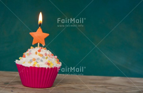 Fair Trade Photo Birthday, Candle, Colour image, Cupcake, Horizontal, Party, Peru, South America, Star
