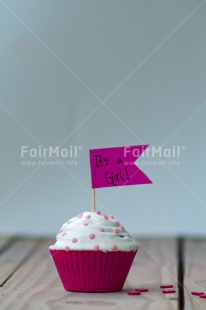 Fair Trade Photo Birth, Colour image, Cupcake, Girl, New baby, People, Peru, Pink, South America, Vertical