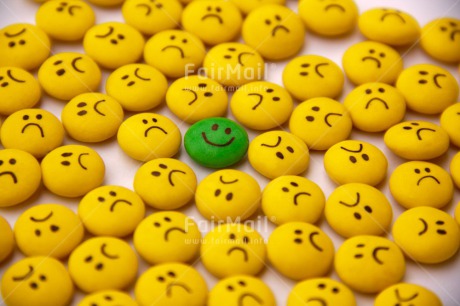 Fair Trade Photo Business, Colour image, Desk, Different, Emotions, Exams, Happiness, Indoor, Office, Peru, Smile, Smiling, South America, Studio, Success, Sweets, Yellow