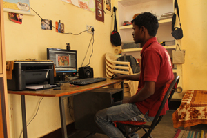 Dhiraj in the FairMail India office