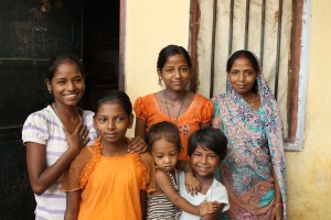 Suman Rao with her family in Nagwa Suman Rao with her family in Nagwa