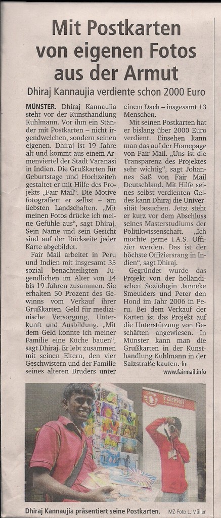 German Newspaper Article