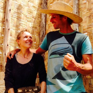 FairMail founders Peter and Janneke on their construction site