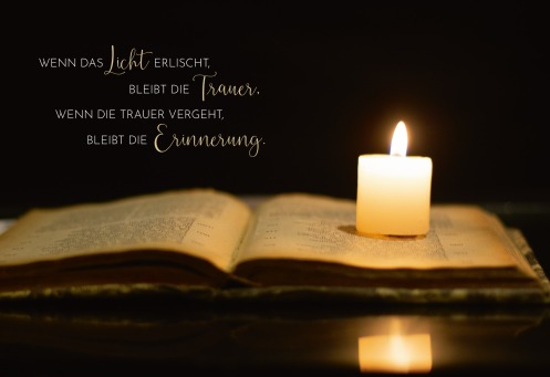 Fair Trade Photo Greeting Card Book, Candle, Condolence, Condolence-Sympathy, Sympathy
