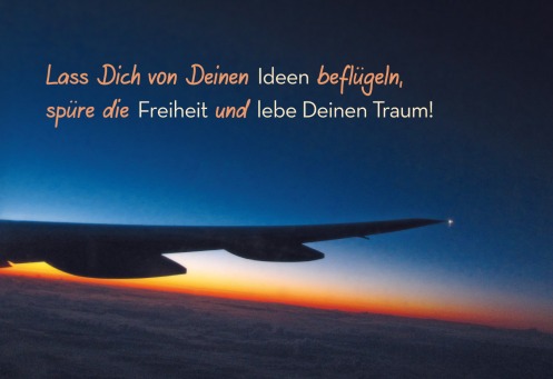 Fair Trade Photo Greeting Card Airplane, Clouds, Colour image, Evening, Horizontal, Nature, Peru, Scenic, Sky, South America, Sunset, Travel