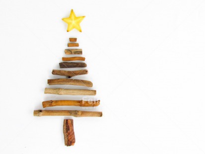 Fair Trade Photo Christmas, Colour image, Indoor, Peru, Seasons, South America, Star, Tree, White, Winter, Wood, Yellow