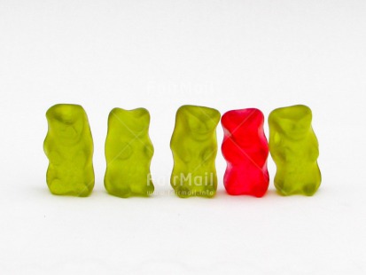 Fair Trade Photo Activity, Animals, Bear, Business, Colour image, Different, Food and alimentation, Green, Indoor, Office, Peru, Red, South America, Standing, Studio, Sweets