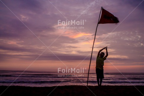 Fair Trade Photo 10-15 years, Colour image, Horizontal, Latin, One boy, Outdoor, Peace, People, Peru, South America, Wellness, Yoga