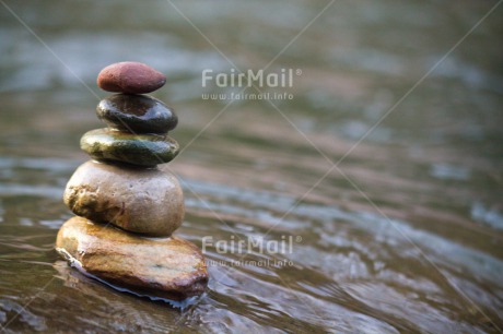 Fair Trade Photo Balance, Colour image, Condolence-Sympathy, Horizontal, Peru, River, South America, Spirituality, Stone, Thinking of you, Water, Wellness