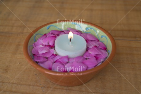 Fair Trade Photo Candle, Closeup, Colour image, Condolence-Sympathy, Flame, Flower, Horizontal, Peru, Pink, Shooting style, South America, Spirituality, Thinking of you, Wellness