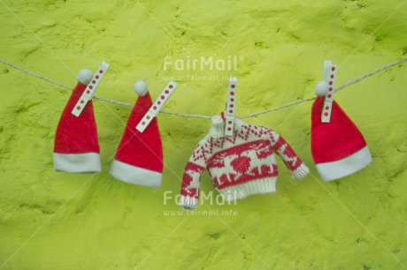 Fair Trade Photo Christmas, Colour image, Hat, Horizontal, Peru, Red, Reindeer, South America, White