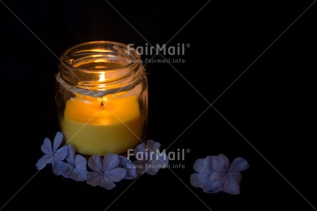 Fair Trade Photo Black, Candle, Colour image, Condolence-Sympathy, Emotions, Flower, Flowers, Horizontal, Light, Night, Peru, Sadness, Silence, South America