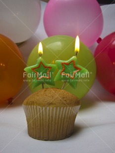 Fair Trade Photo Balloon, Birthday, Cake, Candle, Colour image, Congratulations, Party, Peru, South America, Star, Vertical