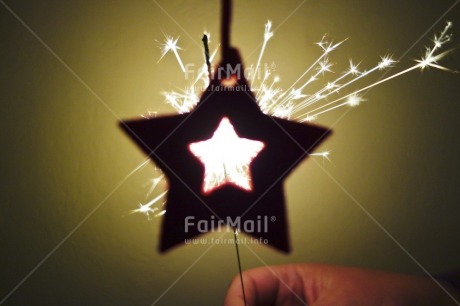Fair Trade Photo Christmas, Colour image, Firework, Hand, Horizontal, Indoor, Light, Peru, South America, Star