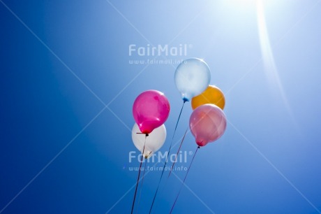 Fair Trade Photo Balloon, Birthday, Colour image, Colourful, Day, Horizontal, Invitation, Multi-coloured, Outdoor, Party, Peru, Seasons, Sky, South America, Summer