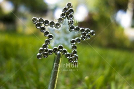 Fair Trade Photo Christmas, Colour image, Day, Grass, Green, Horizontal, New Year, Outdoor, Peru, Silver, South America, Star