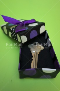 Fair Trade Photo Closeup, Colour image, Gift, Green, Indoor, Key, Moving, New home, Peru, South America, Studio, Vertical