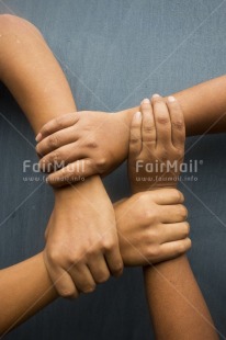 Fair Trade Photo Christmas, Closeup, Colour image, Cooperation, Friendship, Group of children, Hand, People, Peru, South America, Tolerance, Values, Vertical