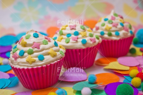 Fair Trade Photo Birthday, Colourful, Cupcake, Horizontal, Indoor, Invitation, Party, Peru, South America, Studio, Sweets