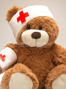 Fair Trade Photo Cute, Get well soon, Indoor, Peru, South America, Studio, Teddybear, Vertical