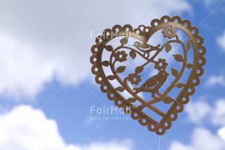 Fair Trade Photo Clouds, Day, Gold, Heart, Horizontal, Light, Love, Outdoor, Peru, Sky, South America, Summer, Valentines day