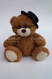 Fair Trade Photo Clothing, Colour image, Exams, Glasses, Graduation, Hat, Indoor, New Job, Peru, South America, Studio, Teddybear, Vertical