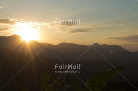 Fair Trade Photo Colour image, Condolence-Sympathy, Evening, Light, Mountain, Nature, Outdoor, Peru, Rural, Scenic, South America, Sun, Sunset, Travel