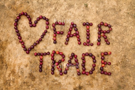 Fair Trade Photo Closeup, Coffee, Colour image, Fair trade, Food and alimentation, Heart, Letter, Love, Peru, South America