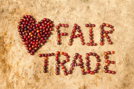 Fair Trade Photo Closeup, Coffee, Colour image, Fair trade, Food and alimentation, Heart, Letter, Love, Peru, South America