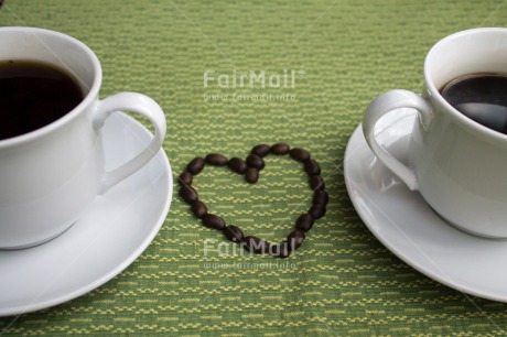 Fair Trade Photo Closeup, Coffee, Colour image, Cup, Food and alimentation, Heart, Peru, South America