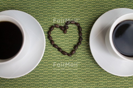 Fair Trade Photo Closeup, Coffee, Colour image, Cup, Food and alimentation, Heart, Peru, South America