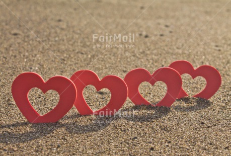 Fair Trade Photo Beach, Closeup, Colour image, Day, Heart, Love, Marriage, Mothers day, Outdoor, Peru, Red, Sand, South America, Summer, Valentines day, Wedding