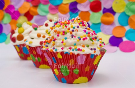 Fair Trade Photo Birthday, Closeup, Cupcake, Horizontal, Peru, South America, Studio, Sweets