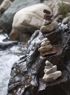 Fair Trade Photo Balance, Colour image, Peru, River, South America, Stone, Vertical, Water, Wellness