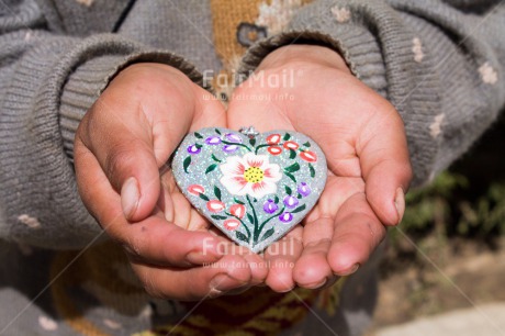 Fair Trade Photo Christmas, Closeup, Colour image, Heart, Horizontal, Love, Peru, South America