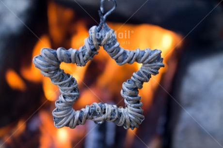 Fair Trade Photo Christmas, Colour image, Fire, Flame, Horizontal, Peru, Seasons, South America, Star, Warmth, Winter