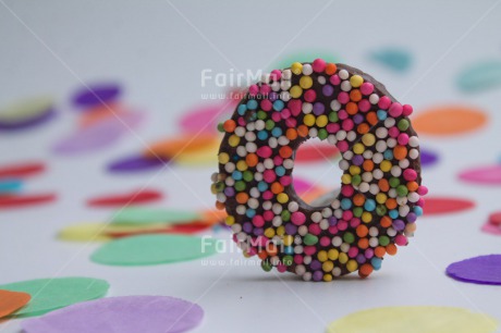 Fair Trade Photo Birthday, Cake, Circle, Colour image, Doughnut, Horizontal, Party, Peru, Round, South America, Sweets