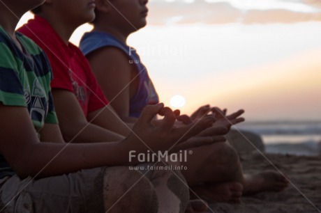 Fair Trade Photo Activity, Colour image, Cooperation, Friendship, Group of boys, Health, Horizontal, Meditating, Outdoor, Peace, People, Peru, South America, Together, Wellness, Yoga