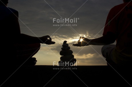 Fair Trade Photo Colour image, Cooperation, Friendship, Health, Horizontal, Outdoor, People, Peru, South America, Together, Two boys, Wellness, Yoga