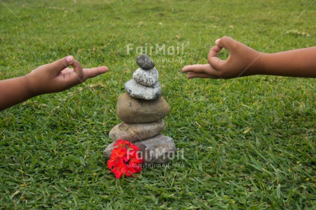 Fair Trade Photo Colour image, Cooperation, Friendship, Health, Horizontal, Outdoor, People, Peru, South America, Together, Two boys, Wellness, Yoga