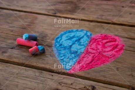 Fair Trade Photo Blue, Chalk, Closeup, Colour image, Heart, Horizontal, Love, Marriage, Peru, Pink, Shooting style, South America, Valentines day, Wedding, Wood