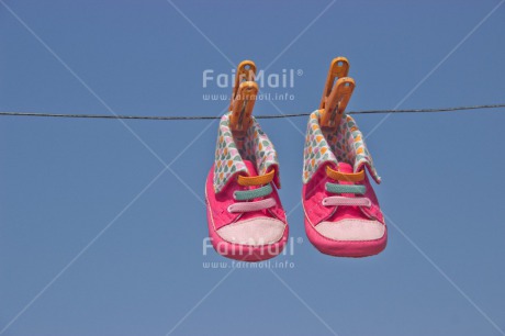 Fair Trade Photo Birth, Colour image, Horizontal, New baby, Shoe