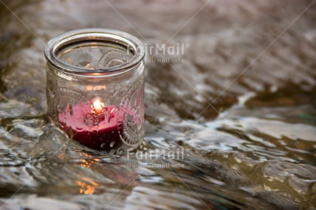 Fair Trade Photo Candle, Christmas, Colour image, Condolence-Sympathy, Horizontal, Red, Spirituality, Wellness